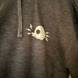 Gray Project Fear Fear Gear Paranormal Explorer Hoodie (blank back) Sz  L